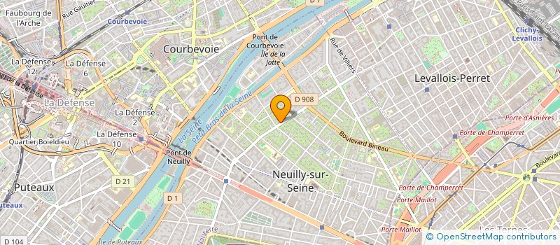 localisation de l'entreprise FALK J SABATIER G STAGEL A à NEUILLY-SUR-SEINE