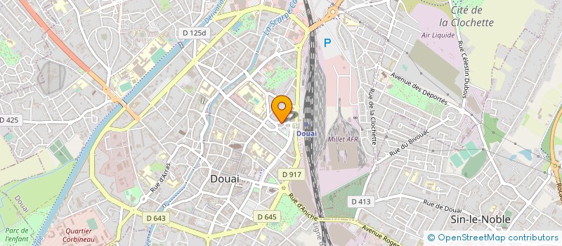 localisation de l'entreprise FALKEN à DOUAI