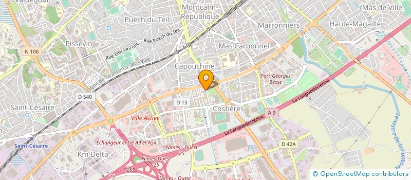 localisation de l'entreprise FALKOWSKI DOLIWA  NIMES