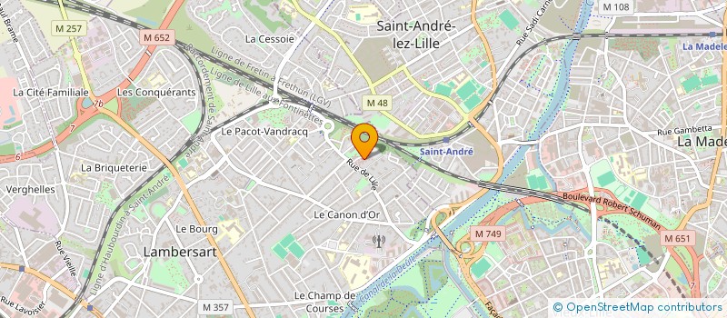 localisation de l'entreprise FALL NALY INDIVISION à LAMBERSART