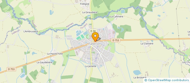 localisation de l'entreprise FALL'ROUTE  FALLERON