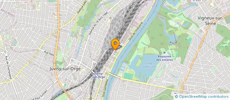 localisation de l'entreprise FALL SERVICES à ATHIS-MONS