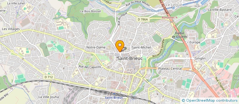 localisation de l'entreprise FALLAH à SAINT-BRIEUC