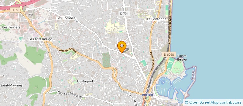 localisation de l'entreprise FALLARA MCJ  ANTIBES