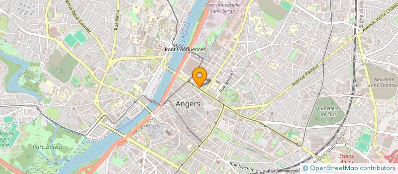localisation de l'entreprise FALLEN à ANGERS