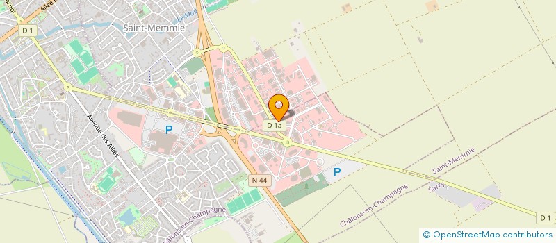 localisation de l'entreprise FALLET 3CF MENUISERIE  CHALONS-EN-CHAMPAGNE