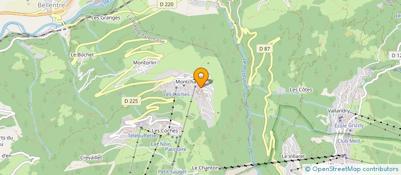 localisation de l'entreprise FALLICA OBRIOT  LA PLAGNE TARENTAISE