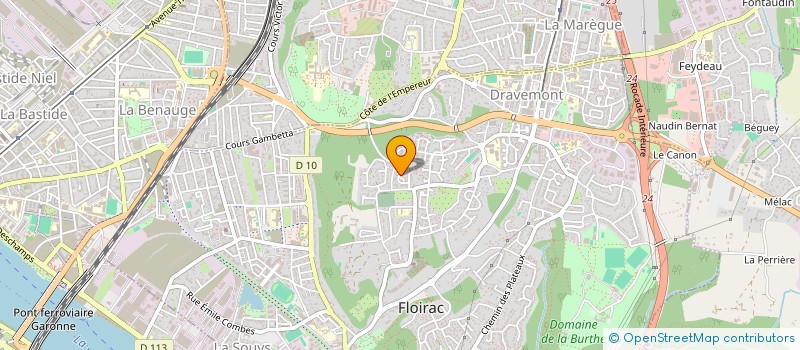 localisation de l'entreprise FALLING LEAVES STUDIO  FLOIRAC