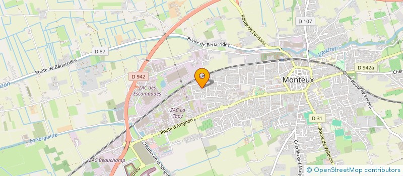 localisation de l'entreprise FALLITO PLOMBERIE CHAUFFAGE  MONTEUX