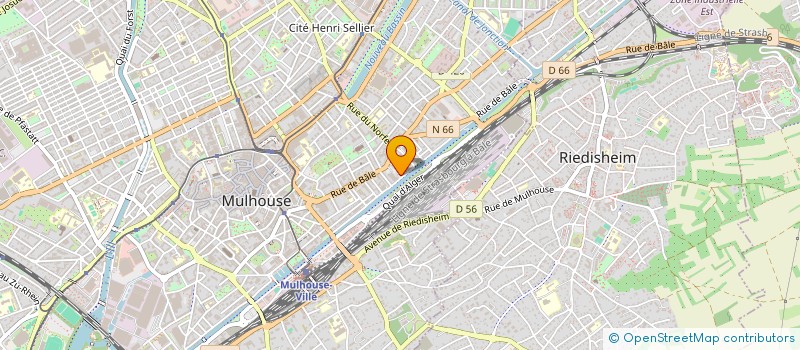 localisation de l'entreprise FALLONE HOLDING  MULHOUSE