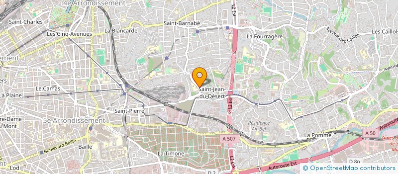 localisation de l'entreprise FALLONNETTI à MARSEILLE