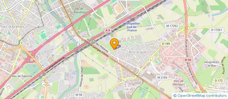 localisation de l'entreprise FALLS INVEST  LATTES