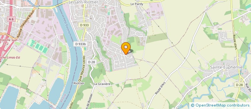 localisation de l'entreprise FALM IMMO à JASSANS-RIOTTIER