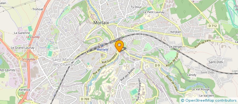 localisation de l'entreprise FALMA  MORLAIX