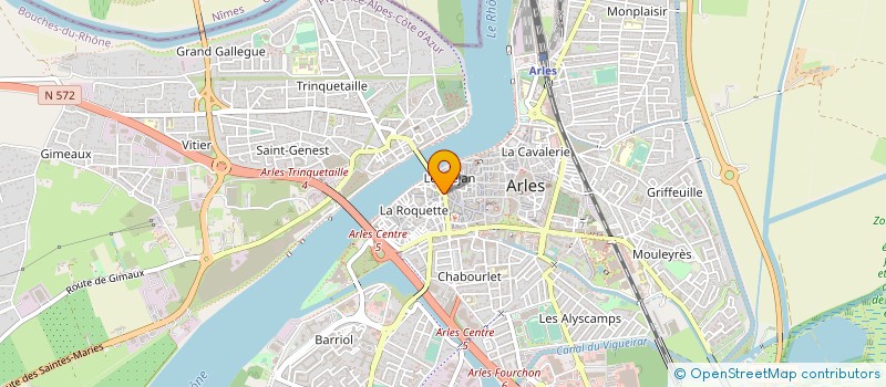 localisation de l'entreprise FALMANA DISTRIBUTION à ARLES