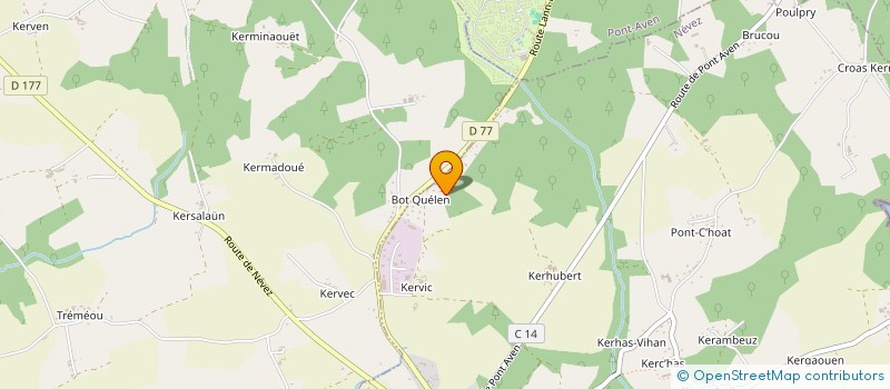 localisation de l'entreprise FALO  NEVEZ