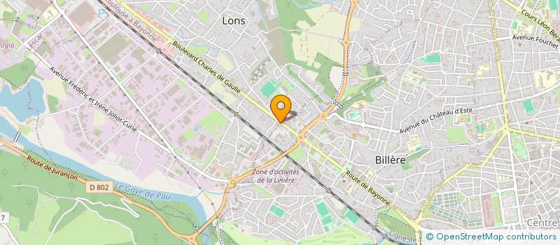 localisation de l'entreprise FALOBE à LONS