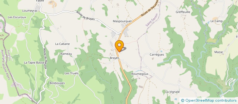 localisation de l'entreprise FALOME  LIVINHAC-LE-HAUT