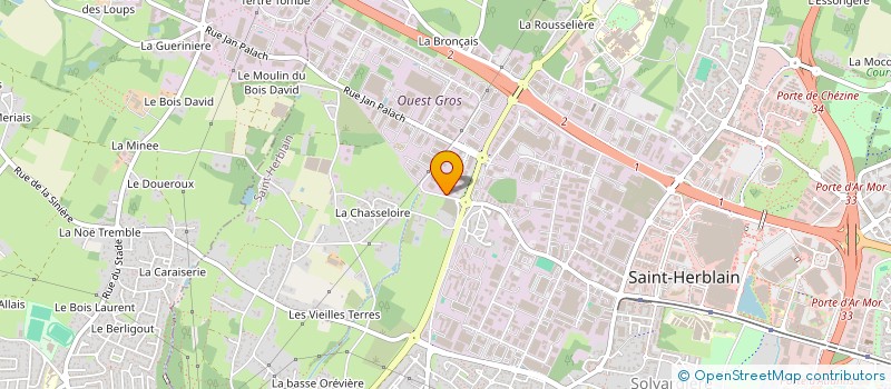 localisation de l'entreprise FALONA  SAINT-HERBLAIN