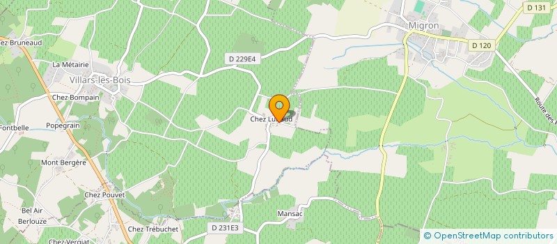 localisation de l'entreprise FALOUGE  VILLARS-LES-BOIS