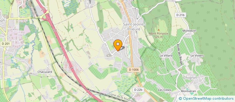 localisation de l'entreprise FALOVICE INVEST  SAINT-JEOIRE-PRIEURE