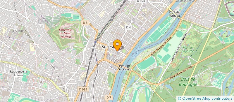 localisation de l'entreprise FALPACK à SURESNES