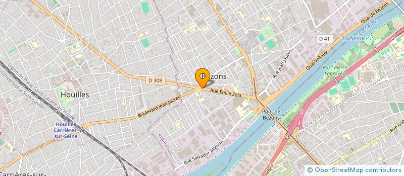 localisation de l'entreprise FALPI à BEZONS