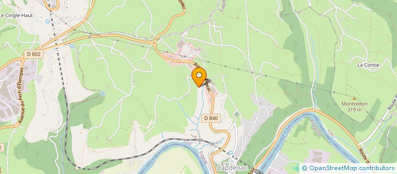 localisation de l'entreprise FALRET GROUP  CAPDENAC