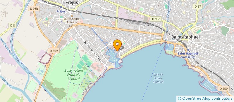 localisation de l'entreprise FALSETTO à FREJUS