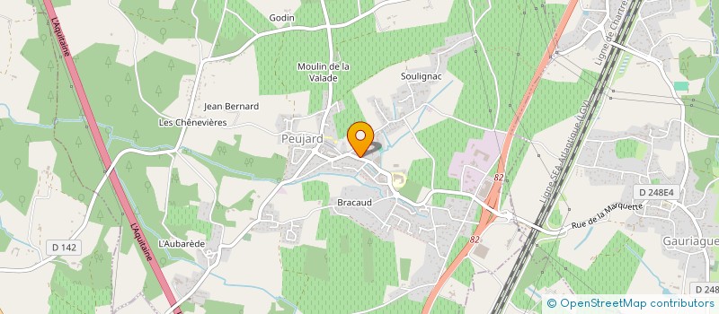 localisation de l'entreprise FALSOM  PEUJARD