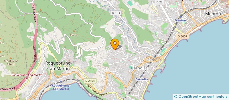 localisation de l'entreprise FALSONE.ELEC à ROQUEBRUNE-CAP-MARTIN