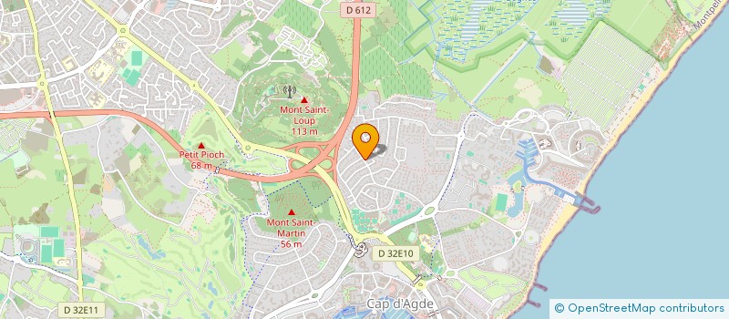 localisation de l'entreprise FALUGUES  AGDE