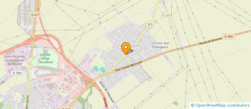 localisation de l'entreprise FALUH  CRENEY-PRES-TROYES