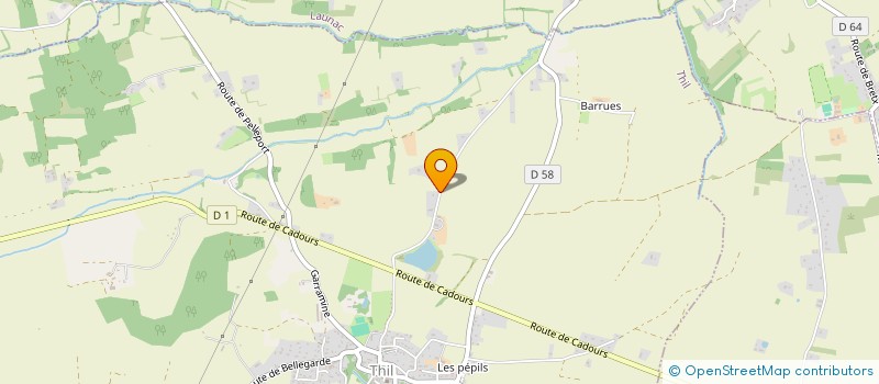 localisation de l'entreprise FALULYNO  THIL