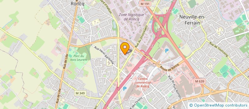 localisation de l'entreprise FALVO à RONCQ