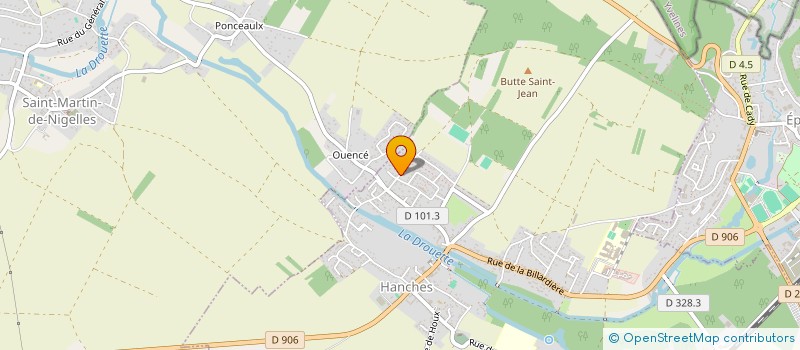 localisation de l'entreprise FALZIV à HANCHES