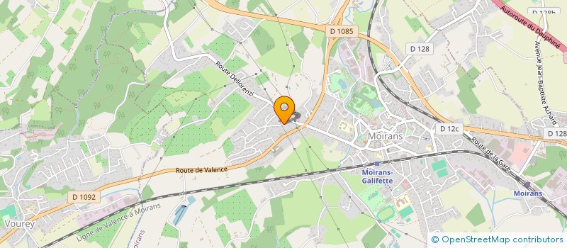 localisation de l'entreprise FAM  MOIRANS