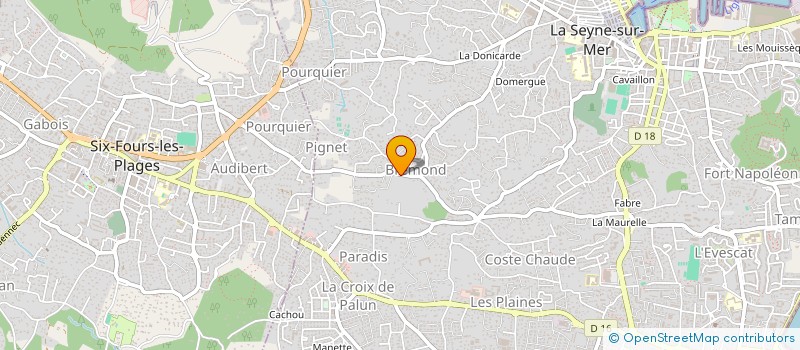 localisation de l'entreprise FAM à LA SEYNE-SUR-MER