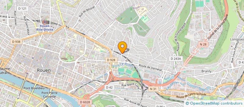 localisation de l'entreprise FAM à ROUEN