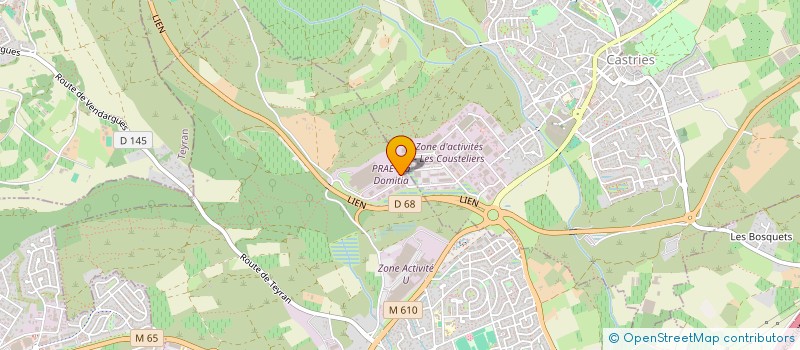 localisation de l'entreprise FAM à VENDARGUES