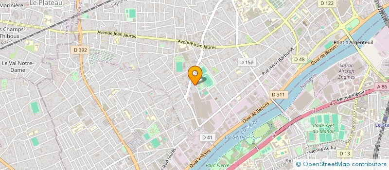 localisation de l'entreprise FAM  ARGENTEUIL