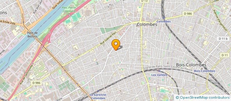 localisation de l'entreprise FAM à COLOMBES
