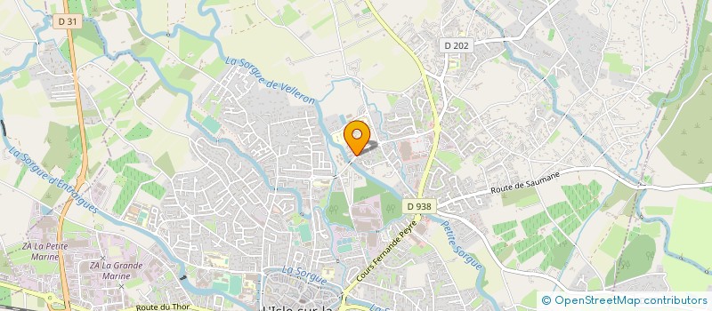 localisation de l'entreprise FAM CLUB  L'ISLE-SUR-LA-SORGUE