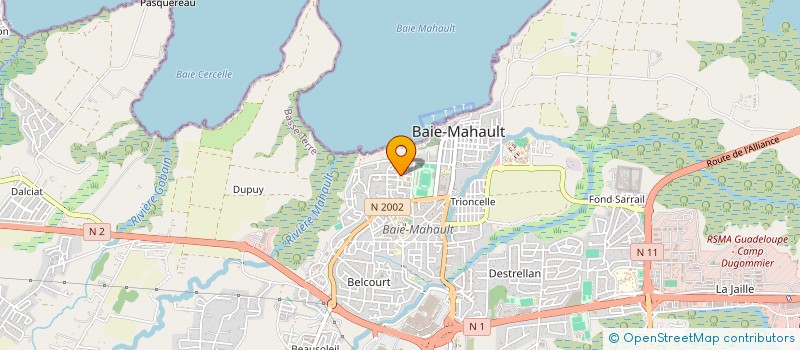 localisation de l'entreprise FAM D ART  BAIE-MAHAULT