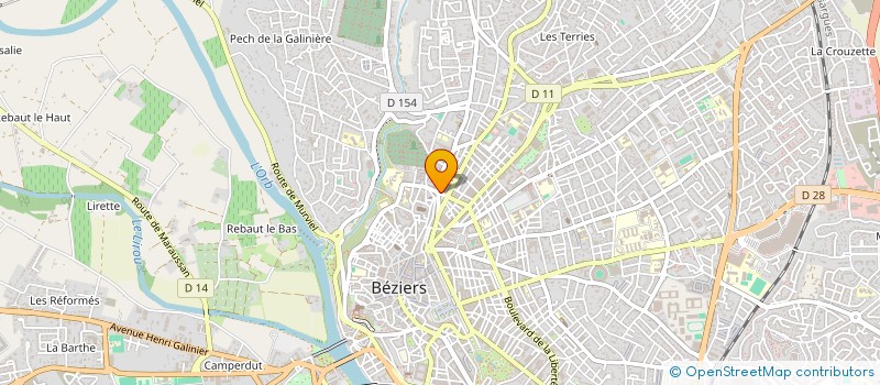 localisation de l'entreprise FAM FINANCEMENTS à BEZIERS
