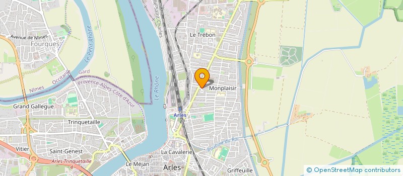 localisation de l'entreprise FAM : FRANCOPHONIE, ACTION ET MEDIATION à ARLES