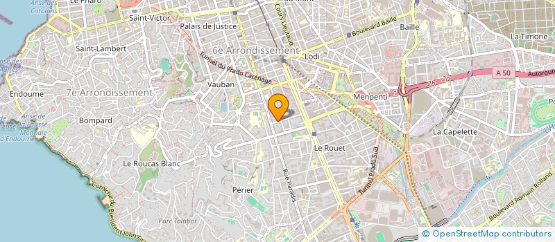 localisation de l'entreprise FAM INV à MARSEILLE