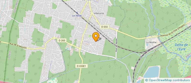 localisation de l'entreprise FAM'JCL  LE TEICH