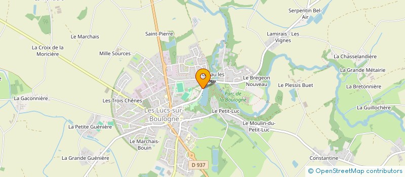localisation de l'entreprise FAM'RO  LES LUCS-SUR-BOULOGNE
