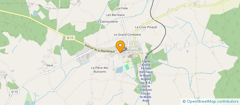 localisation de l'entreprise FAM RURALES GPT INTERCOM ASS ECUEILLE à PELLEVOISIN